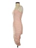 Unbranded Solid Tan Pink Cocktail Dress Size S - photo 5