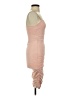 Unbranded Solid Tan Pink Cocktail Dress Size S - photo 4