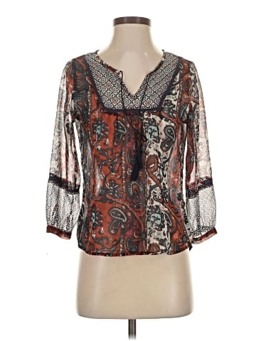 Girl Krazy 3/4 Sleeve Blouse (view 1)