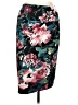 Rekucci Floral Black Casual Skirt Size L - photo 1