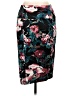 Rekucci Floral Black Casual Skirt Size L - photo 2