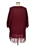 Collection Burgundy Poncho Size 1X - photo 2