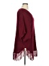 Collection Burgundy Poncho Size 1X - photo 4