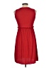 Shein 100% Polyester Solid Red Casual Dress Size L - photo 2