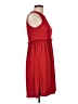 Shein 100% Polyester Solid Red Casual Dress Size L - photo 4