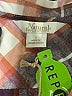 Natural Reflections Plaid Brown Long Sleeve Button-Down Shirt Size L - photo 7