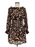 Venus 100% Polyester Animal Print Brown Casual Dress Size M - photo 1