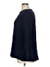Casual Corner 100% Acrylic Tweed Blue Pullover Sweater Size XL - photo 5