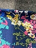 Unbranded Print Blue Cocktail Dress Size M (estimated) - photo 7