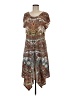 Unbranded Paisley Brown Casual Dress Size M (estimated) - photo 1