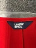 Lands' End 100% Polyester Red 3/4 Sleeve Blouse Size 30 - photo 4