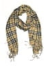 Unbranded Plaid Yellow Tan Scarf One size - photo 1