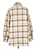 Polagram Plaid Ivory Coat Size L - photo 2