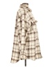 Polagram Plaid Ivory Coat Size L - photo 4