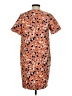 Assorted Brands Print Orange Casual Dress Size S (estimated) - photo 2