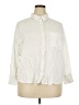 Divided by H&M Ivory 3/4 Sleeve Button-Down Shirt Size XXL - photo 1