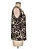 Kasper Brown Sleeveless Blouse Size M - photo 4