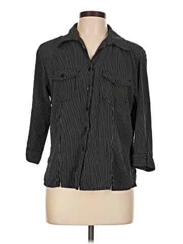 Joanna 3/4 Sleeve Button-Down Shirt (view 1)