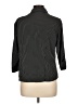 Joanna Stripes Black 3/4 Sleeve Button-Down Shirt Size L (estimated) - photo 2