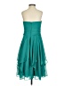 David's Bridal 100% Polyester Teal Cocktail Dress Size 2 - photo 2