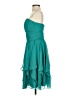 David's Bridal 100% Polyester Teal Cocktail Dress Size 2 - photo 5