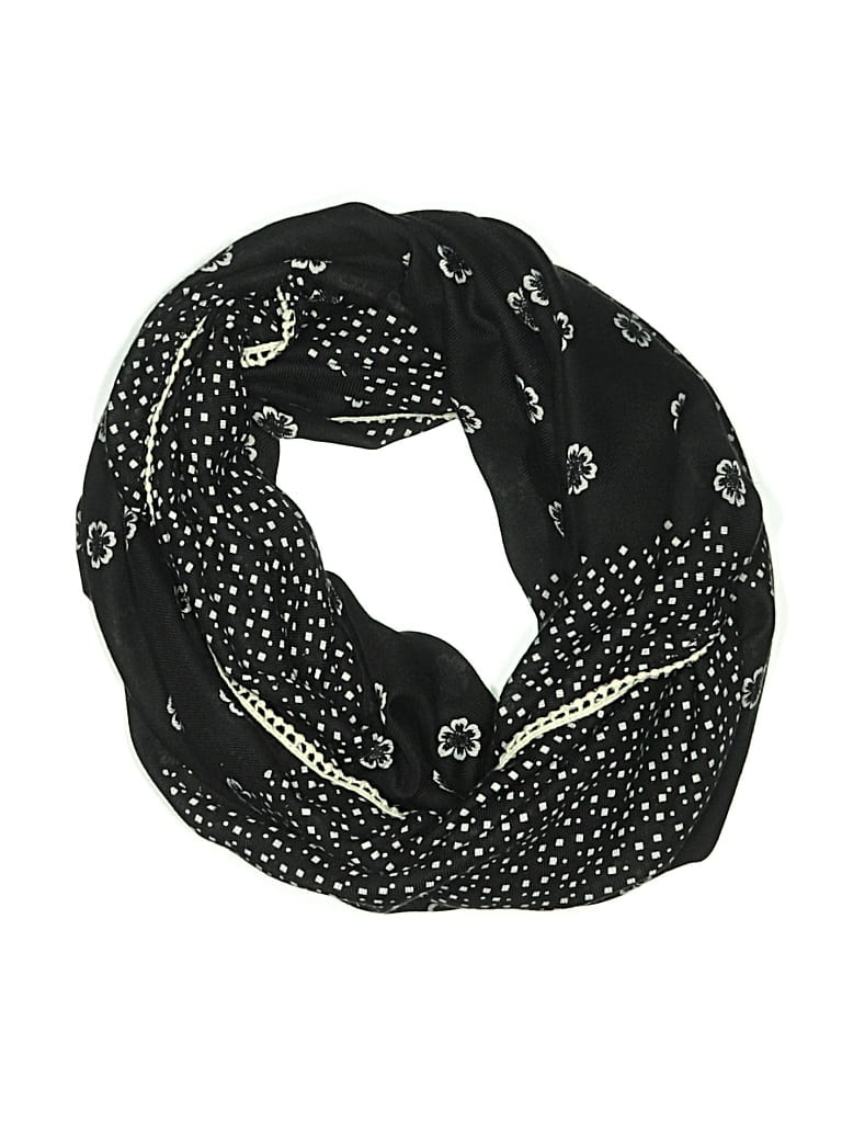 Pre-owned Assorted Brands Scarf In Black