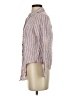 POPSUGAR Stripes Pink Long Sleeve Button-Down Shirt Size XS - photo 5