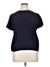 Chad Stevens Blue Short Sleeve Top Size 16 - photo 1