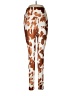 WeWoreWhat Animal Print Brown Leggings Size M - photo 1