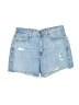 Universal Thread 100% Cotton Blue Denim Shorts Size 4 - photo 1