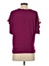 Express 100% Rayon Purple Short Sleeve Top Size S - photo 2