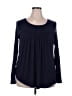Longyuan Blue Long Sleeve Blouse Size 2X - photo 1