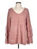 Listicle Red Pullover Sweater Size L - photo 1