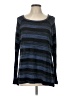 AB Studio 100% Polyester Blue Pullover Sweater Size L - photo 1