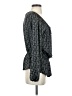 Ellen Tracy 100% Polyester Black Long Sleeve Blouse Size S - photo 4