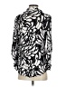 Peter Nygard Print Silver Long Sleeve Blouse Size S (estimated) - photo 2