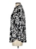 Peter Nygard Print Silver Long Sleeve Blouse Size S (estimated) - photo 5