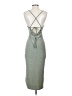 Shein Metallic Gray Cocktail Dress Size S - photo 2
