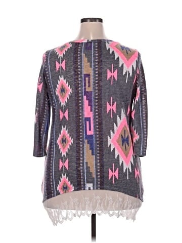 Auditions 3/4 Sleeve Blouse (view 2)