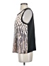 Tiny 100% Rayon Silver Sleeveless Blouse Size S - photo 5