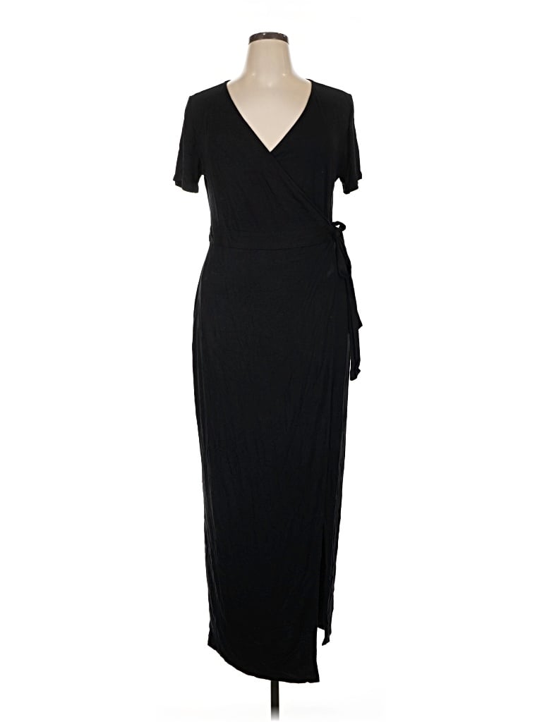 Pre-owned Forever 21 Plus Casual Dress In Black