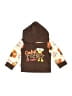 Unbranded Brown Zip Up Hoodie Size 0-3 mo - photo 1