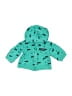Carter's Teal Zip Up Hoodie Size Newborn - photo 1