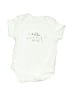 Little Me White Short Sleeve Onesie Size 0-3 mo - photo 1
