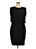 Express Solid Black Cocktail Dress Size XL - photo 1