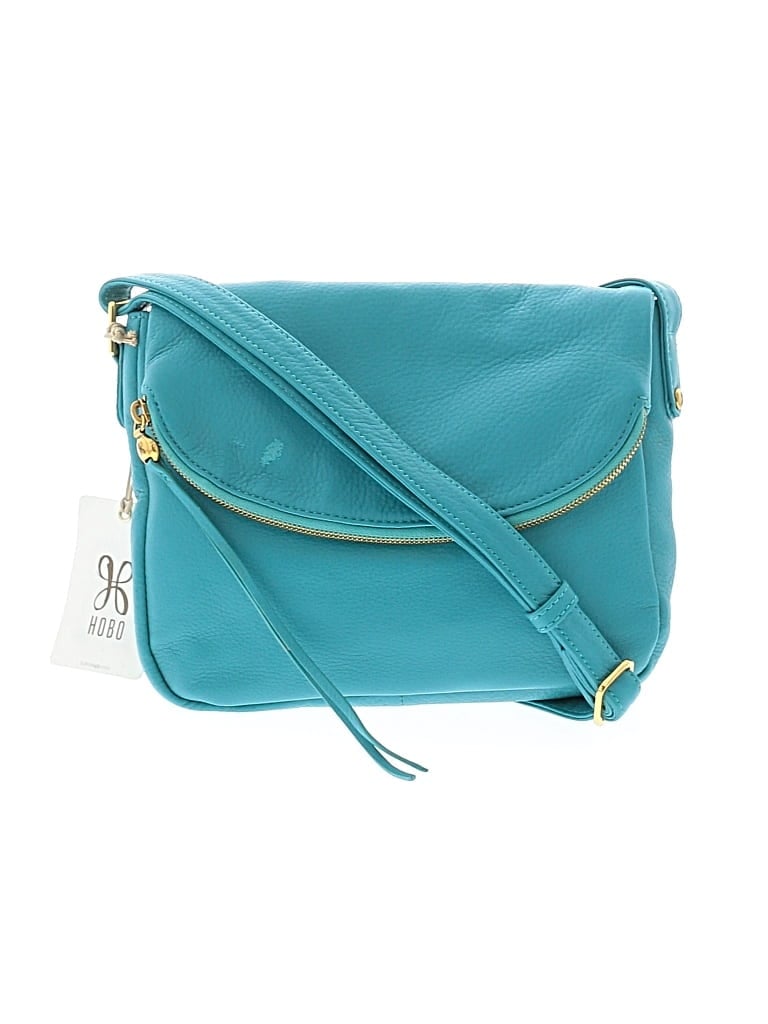 Pre-owned Hobo Bag Leather Crossbody Bag In Blue