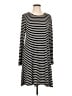 Old Navy Stripes Black Casual Dress Size L - photo 1