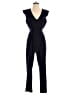 Cupcakes & Cashmere Solid Black Jumpsuit Size 4 - photo 1