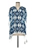 Kensie 100% Polyester Blue Kimono Size M - photo 1