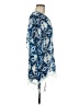 Kensie 100% Polyester Blue Kimono Size M - photo 4